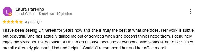 google review dr michele green md 3