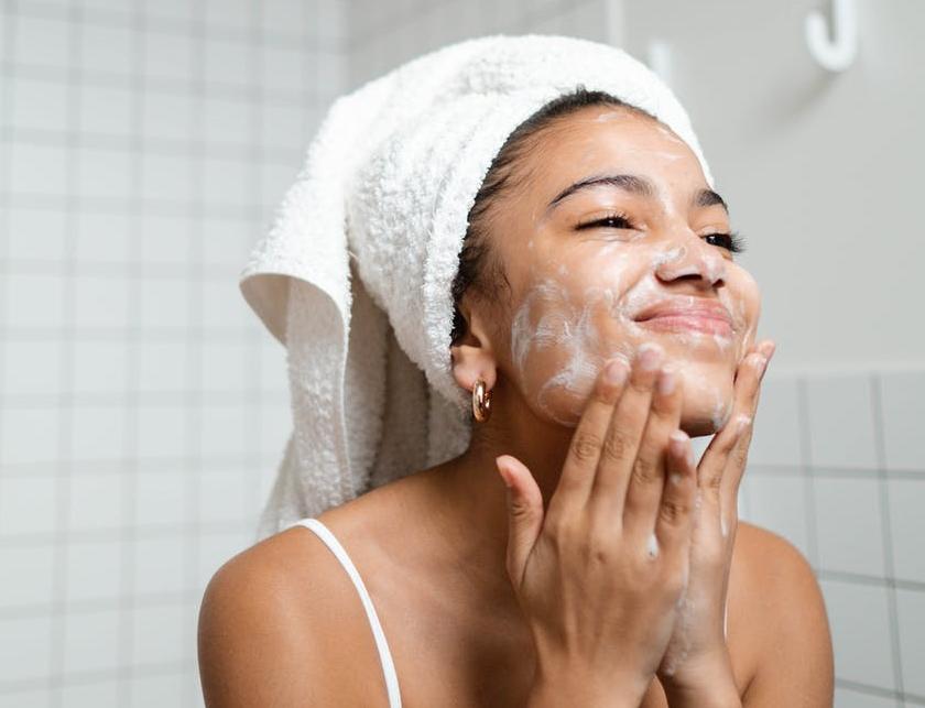 face wash: source - pexels