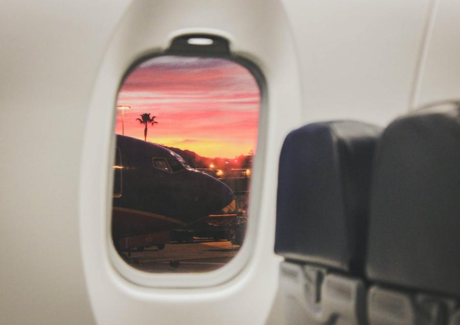 plane takeoff - source: pexels